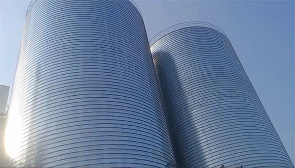 伍家岗2座混凝土高架卷板仓